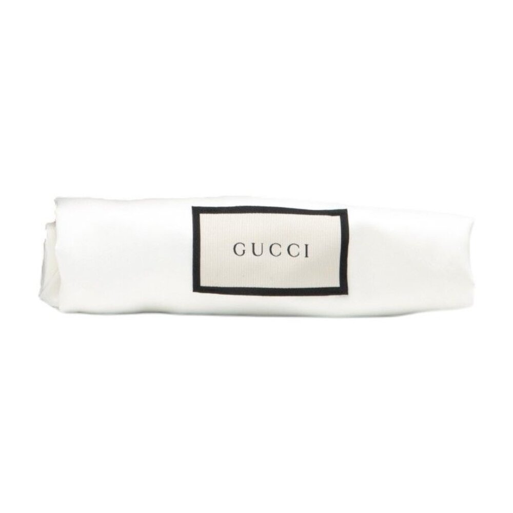 Gucci GG Wool Backpack Navy Red Wool Leather - Picture 7 of 7